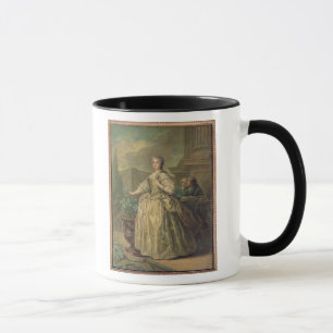 Taza Retrato de Maria Leszczynska 1747