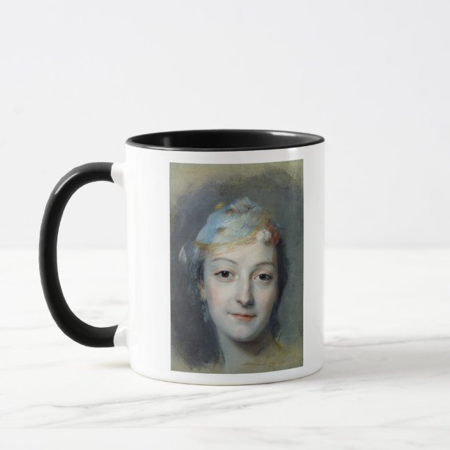 Taza Retrato de Marie Fel 1757 (Izquierda)