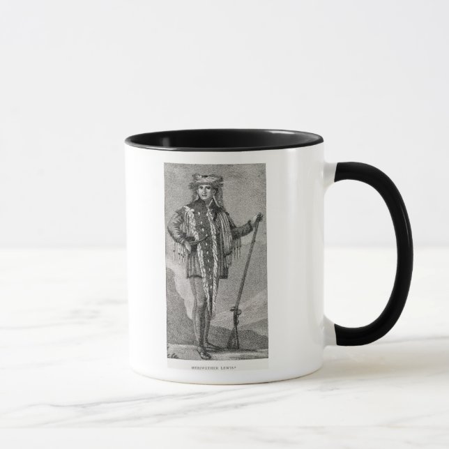 Taza Retrato de Meriwether Lewis grabado (Derecha)
