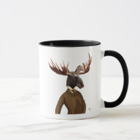 Retrato De Moose In Suit
