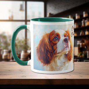 Taza Retrato de Perro Cavalier King Charles Spaniel