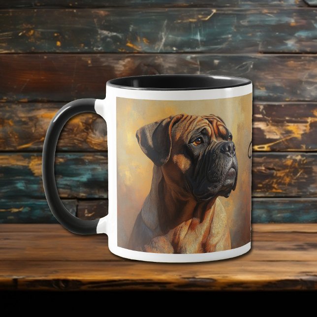 Taza Retrato de perro de Bull Mastiff (Subido por el creador)