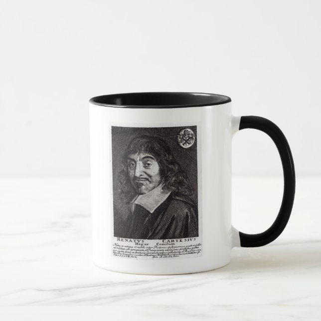 Taza Retrato de Rene Descartes (Derecha)