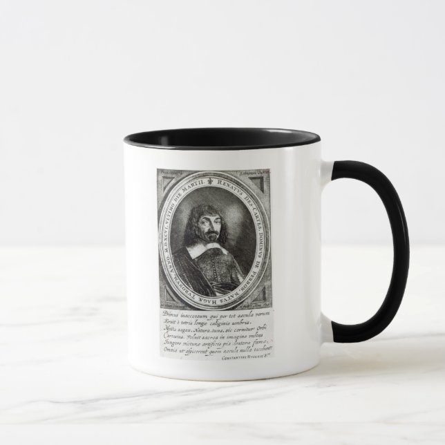 Taza Retrato de Rene Descartes, 1644 (Derecha)