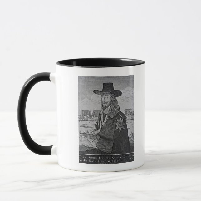 Taza Retrato de rey Charles I (Izquierda)
