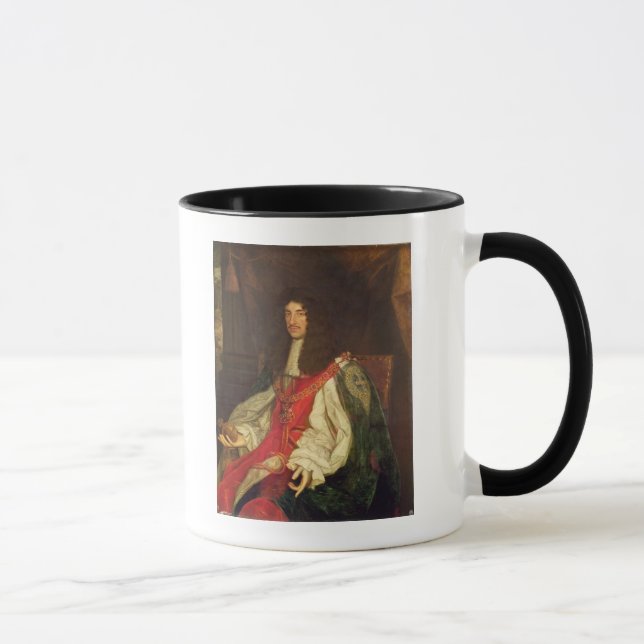 Taza Retrato de rey Charles II, c.1660-65 (Derecha)