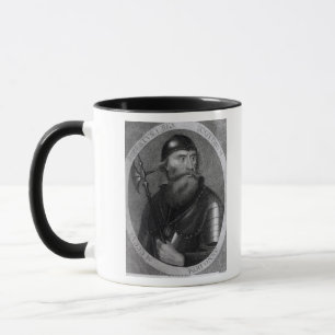 Taza Retrato de rey Roberto I de Escocia