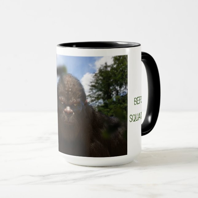 TAZA RETRATO DE SASQUATCH DE BIGFOOT (Anverso derecho)
