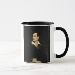 Taza Retrato de señor Byron (1788-1824) (aceite en