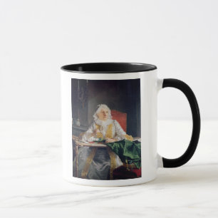 Taza Retrato de señora Antoine Crozat, 1741