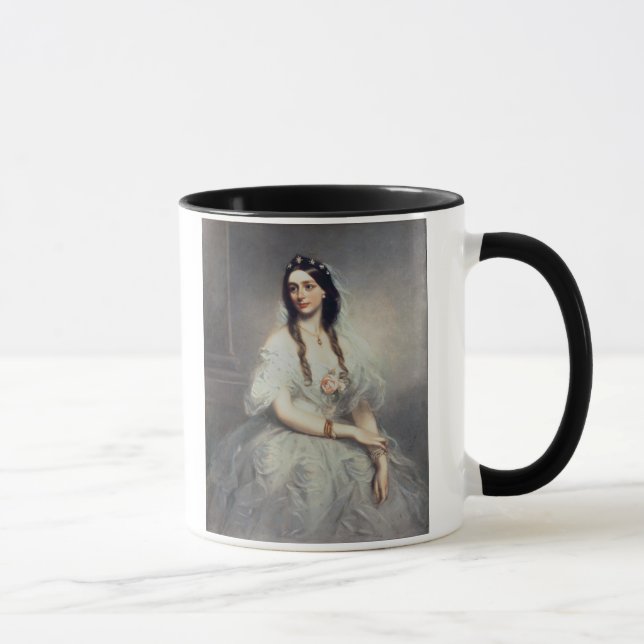 Taza Retrato de señora C.W.Stoughton (d.1907), (Derecha)