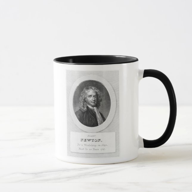 Taza Retrato de sir Isaac Newton (Derecha)