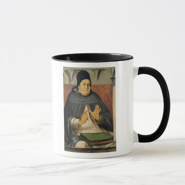 Taza Retrato de St Thomas Aquinas c.1475 (Derecha)