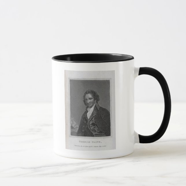 Taza Retrato de Thomas Paine del volumen I (Derecha)