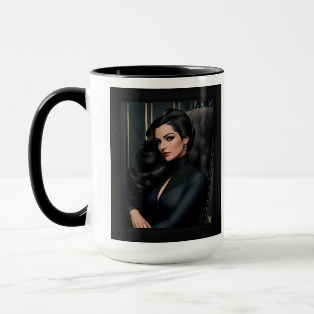 Taza Retrato de Tressa Straninski por Xzendor7 (Izquierda)