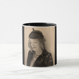 Taza Retrato de un bello modelo