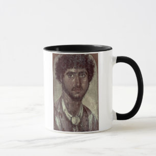 Taza Retrato de un Griego, de Fayum, Romano-Egipcio,