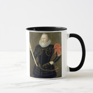 Taza Retrato de un hombre, 1593 (aceite en el panel)