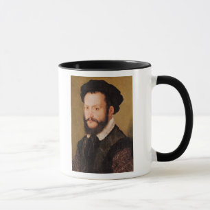 Taza Retrato de un hombre con el pelo de Brown, c.1560