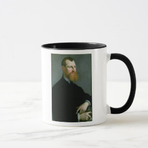 Taza Retrato de un hombre con una barba del jengibre