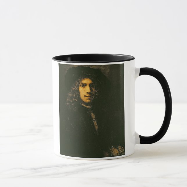 Taza Retrato de un hombre joven, 1658 (aceite en lona) (Derecha)