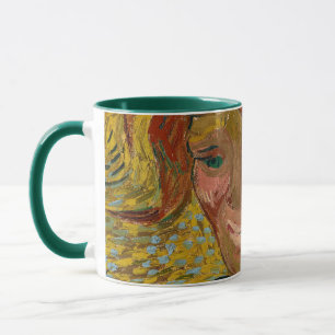 Taza Retrato de un joven con Cornflower, Van Gogh