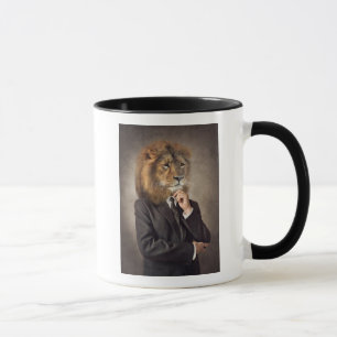 Taza Retrato de un león