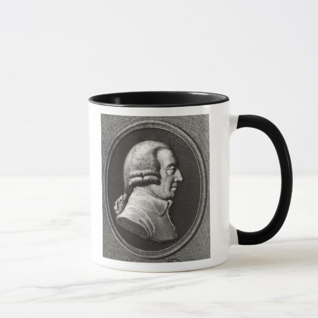 Taza Retrato de un medallón de Adán Smith (Derecha)