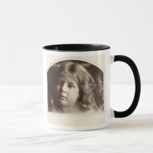 Taza Retrato de una chica joven (impresión del albumen