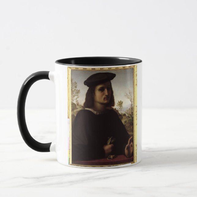 Taza Retrato de una juventud con los guantes, 1514 (Izquierda)