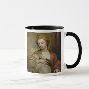 Taza Retrato de una mujer como St. Inés,