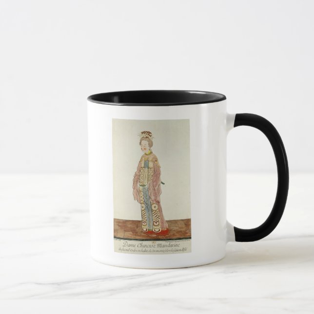 Taza Retrato de una mujer del mandarín (Derecha)
