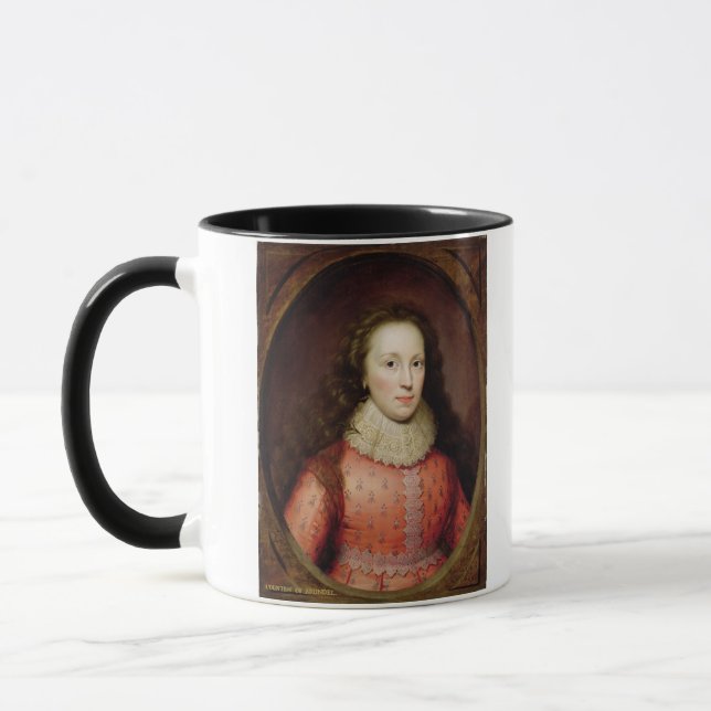 Taza Retrato de una mujer, identificado (Izquierda)