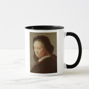Taza Retrato de una mujer mayor, c.1600-1700