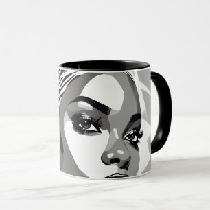 Taza Retrato de una mujer negra