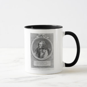Taza Retrato de Voltaire, de un dibujo