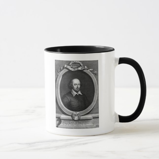 Taza Retrato de William Shakespeare 1719 (Derecha)