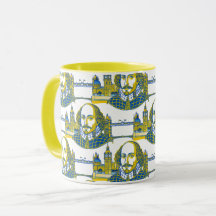 Retrato de William Shakespeare ilustracion Londres