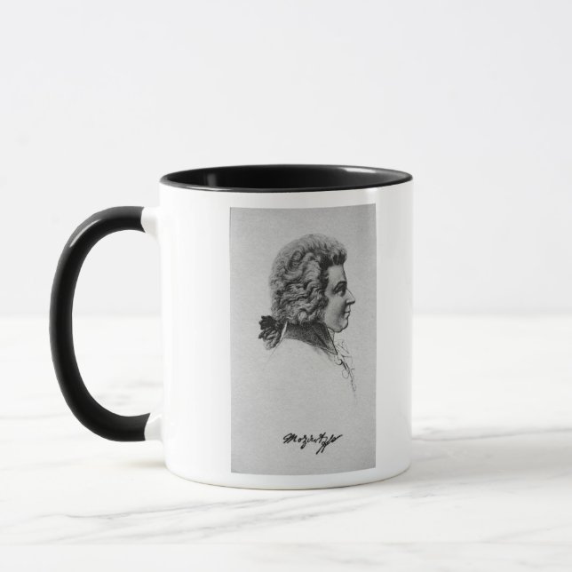 Taza Retrato de Wolfgang Amadeus Mozart (Izquierda)