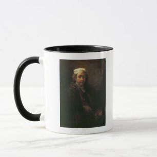 Taza Retrato del artista en su caballete, 1660
