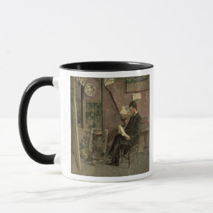 Taza Retrato del doctor Martínez, 1878 (aceite en lona