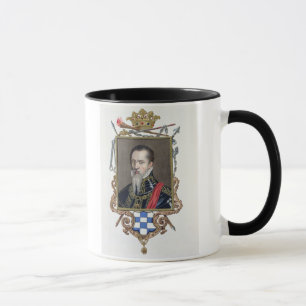 Taza Retrato del duque de Fernando Alvarez de Toledo