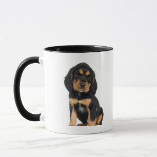 Taza Retrato del estudio del perrito de Rottweiler