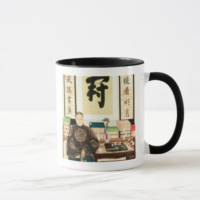 Taza Retrato del Li-Lugar Ying, emperatriz Tzu-Hsi (Derecha)