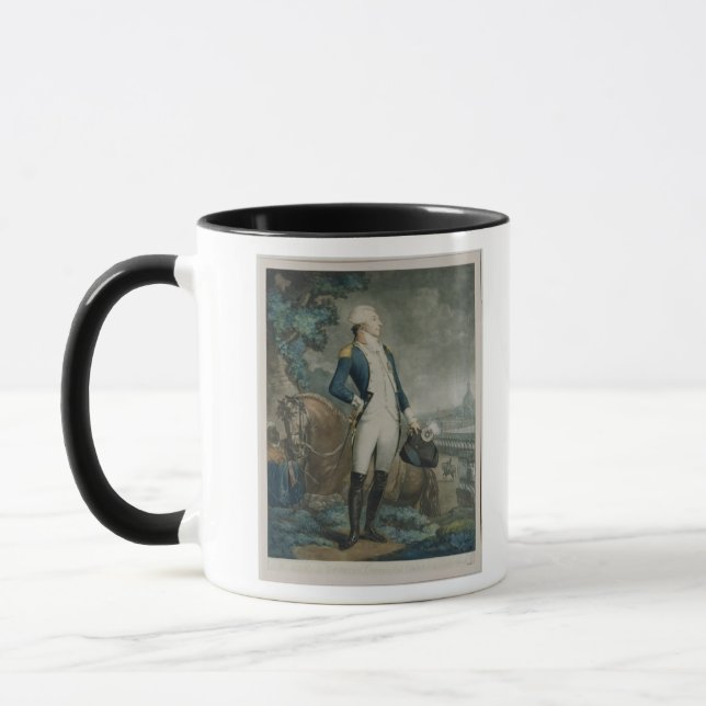 Taza Retrato del marqués de La Fayette (Izquierda)