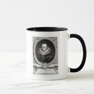 Taza Retrato del medallón de Pedro de Bourdeille