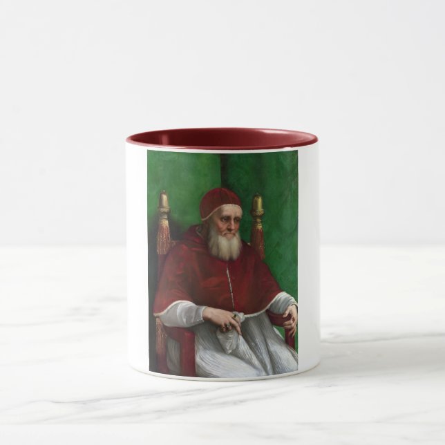 Taza Retrato del Papa Julius II (de Rafael) (Centro)