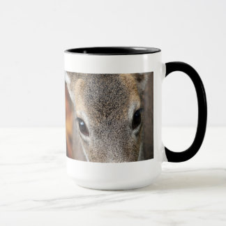 Taza Retrato del primer del cervatillo de los ciervos