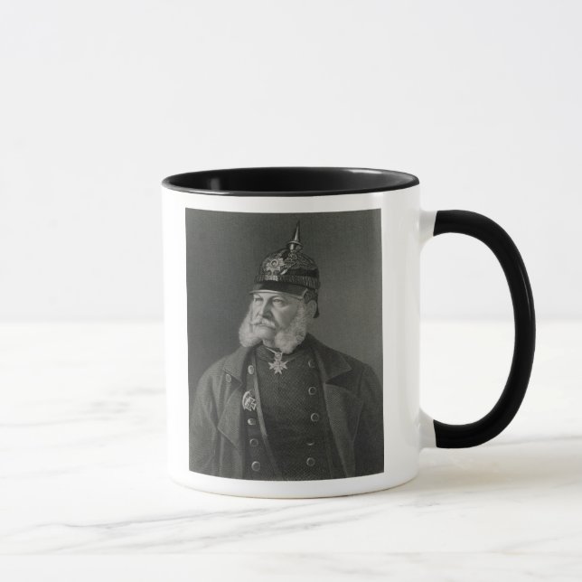 Taza Retrato del rey de Guillermo I de Prusia (Derecha)