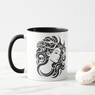 Taza Retrato femenino de Virgo